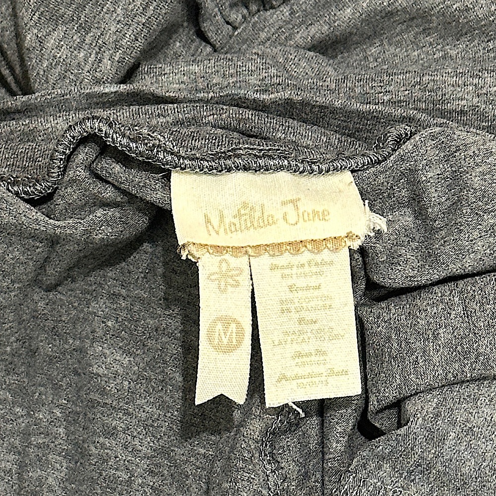 Matilda Jane Gray Ruffle Capri Pants - Picture 6 of 6